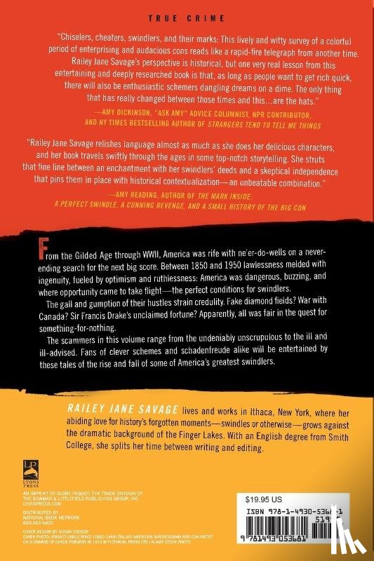 Savage, Railey Jane - A Century of Swindles