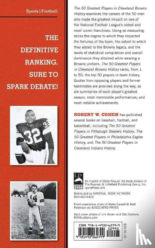 Cohen, Robert W. - The 50 Greatest Players in Cleveland Browns History