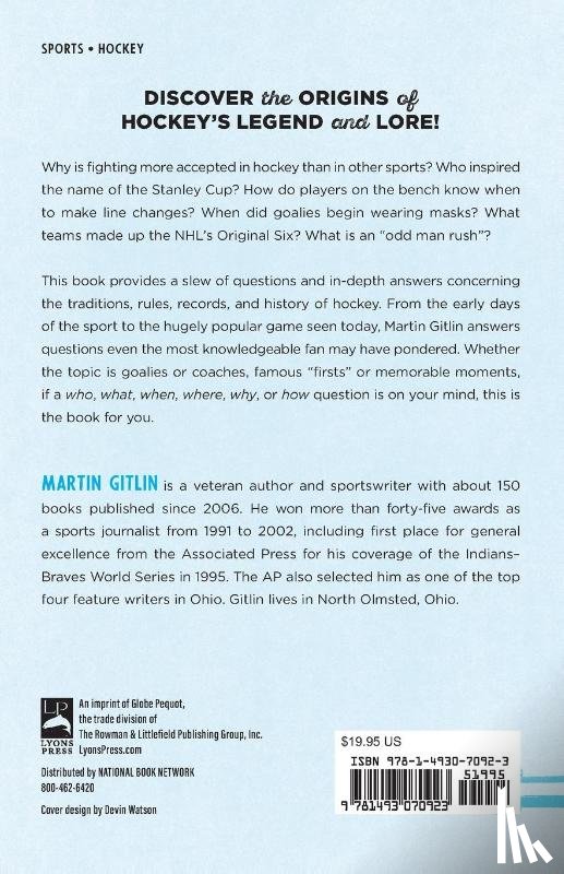 Gitlin, Martin - The Hockey Book of Why (and Who, What, When, Where, and How)