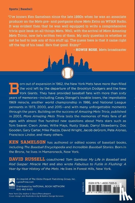 Samelson, Ken, Russell, David - More Amazing Mets Trivia
