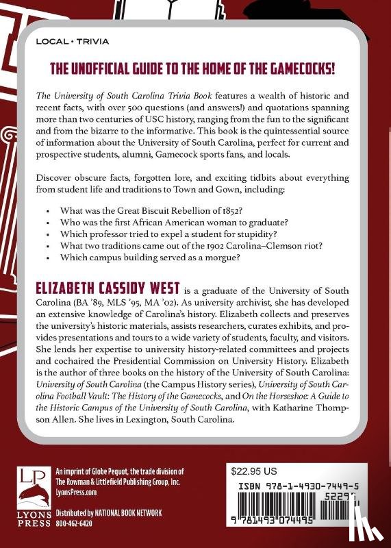 West, Elizabeth Cassidy - The University of South Carolina Trivia Book