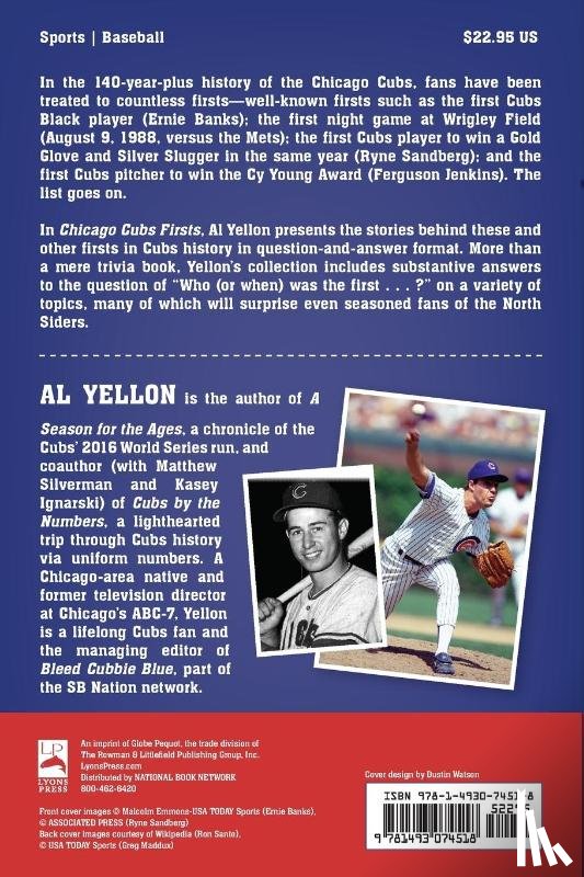 Yellon, Al - Chicago Cubs Firsts