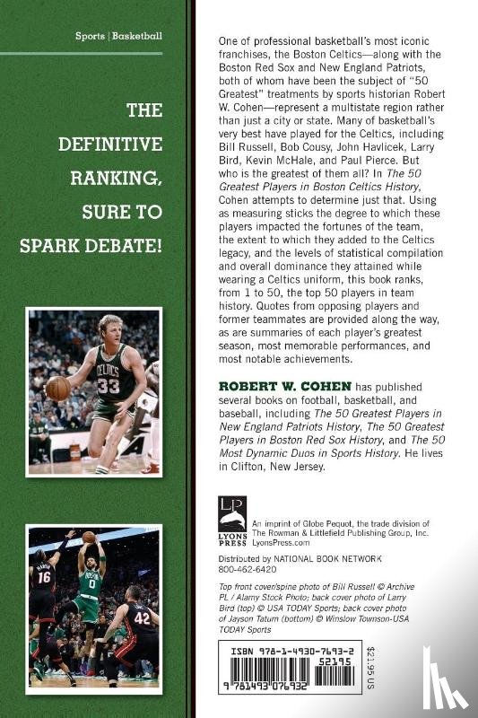 Cohen, Robert W. - The 50 Greatest Players in Boston Celtics History