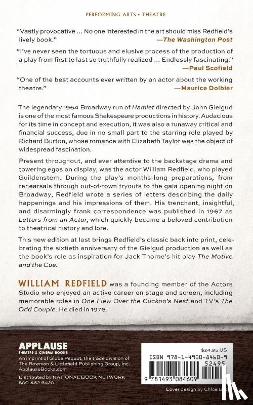 Redfield, William - Letters from an Actor