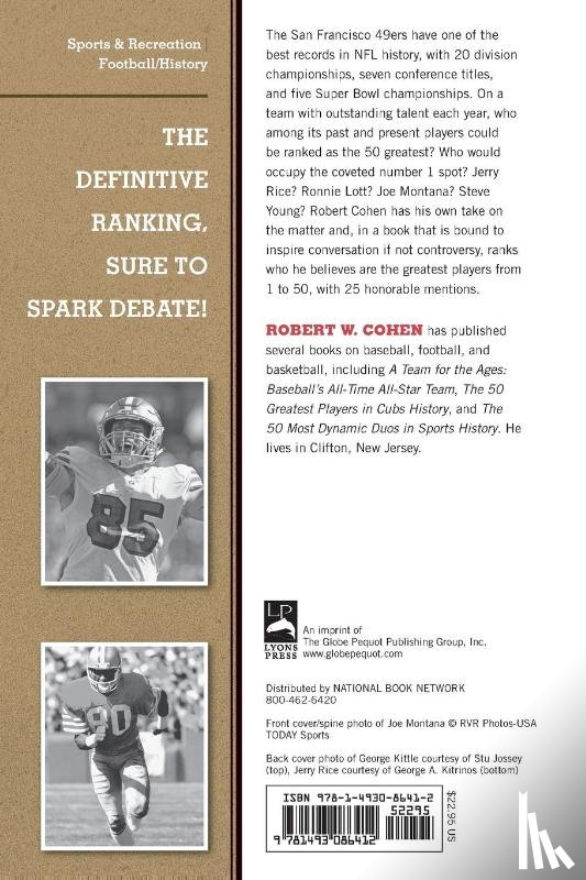 Cohen, Robert W. - The 50 Greatest Players in San Francisco 49ers History