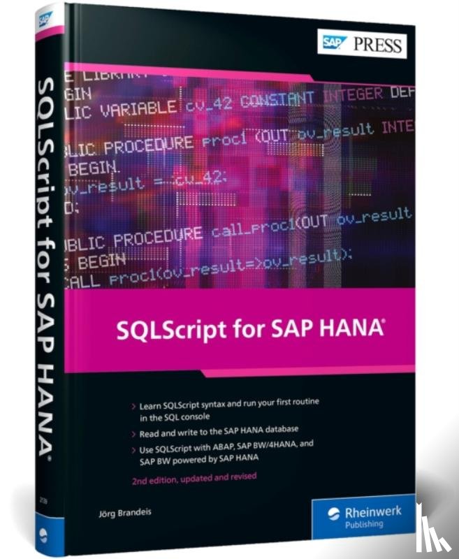 Brandeis, Joerg - SQLScript for SAP HANA