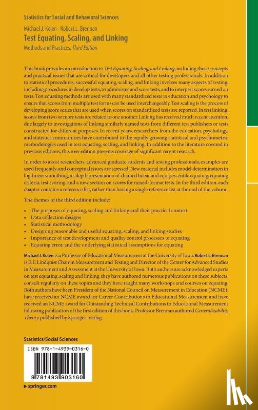 Kolen, Michael J., Brennan, Robert L. - Test Equating, Scaling, and Linking