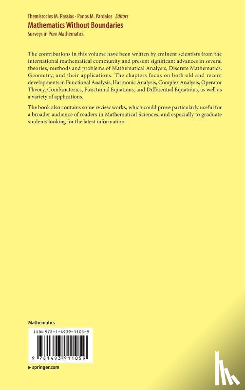  - Mathematics Without Boundaries