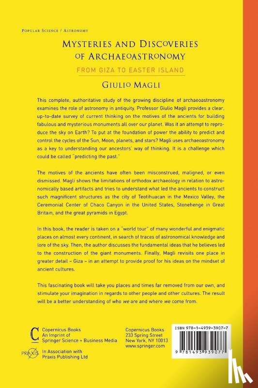 Magli, Giulio - Mysteries and Discoveries of Archaeoastronomy