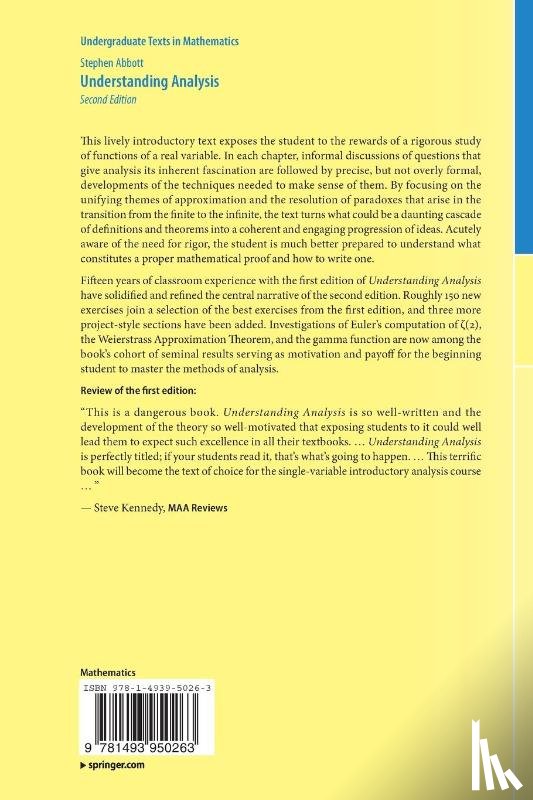 Abbott, Stephen - Understanding Analysis