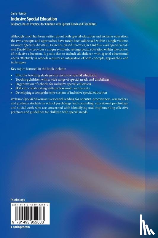 Hornby, Garry - Inclusive Special Education