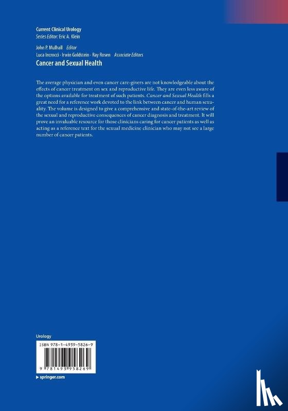  - Cancer and Sexual Health