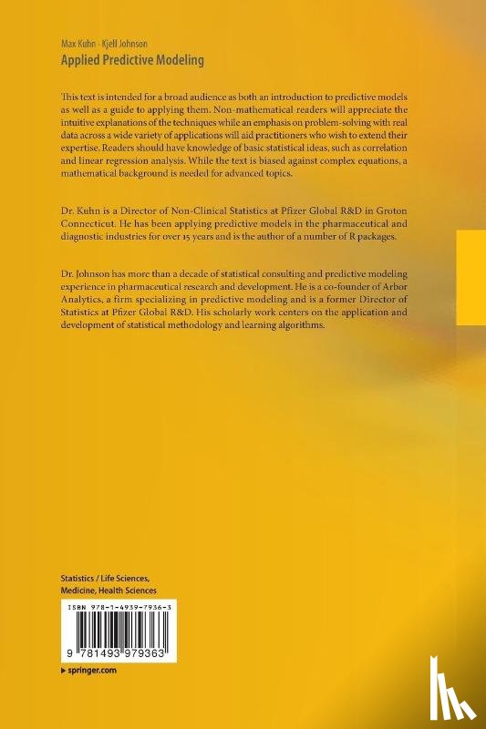 Kuhn, Max, Johnson, Kjell - Applied Predictive Modeling