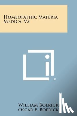 Boericke, William - Homeopathic Materia Medica, V2
