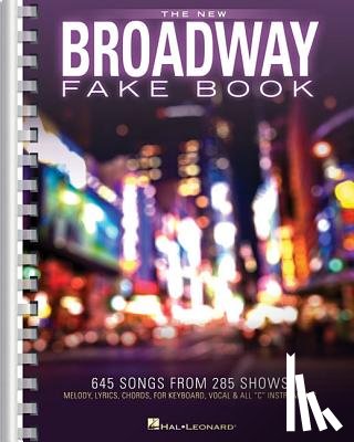 Hal Leonard Corp - NEW BROADWAY FAKE BK