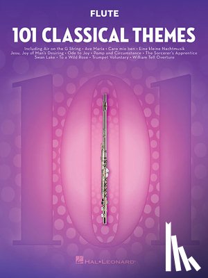 Hal Leonard Publishing Corporation - 101 Classical Themes for Flute