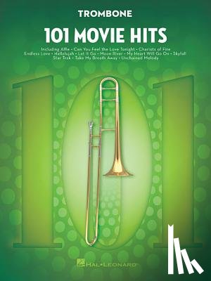 Hal Leonard Corp - 101 Movie Hits for Trombone
