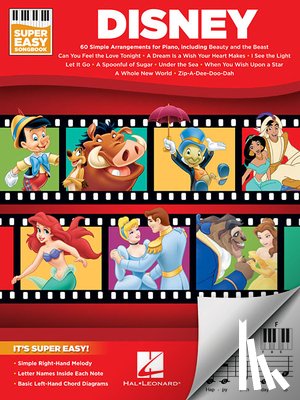 Hal Leonard Corp - Disney - Super Easy Songbook