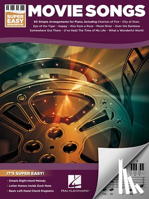 Hal Leonard Corp - Movie Songs - Super Easy Songbook