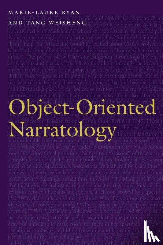 Ryan, Marie-Laure, Tang Weisheng - Object-Oriented Narratology