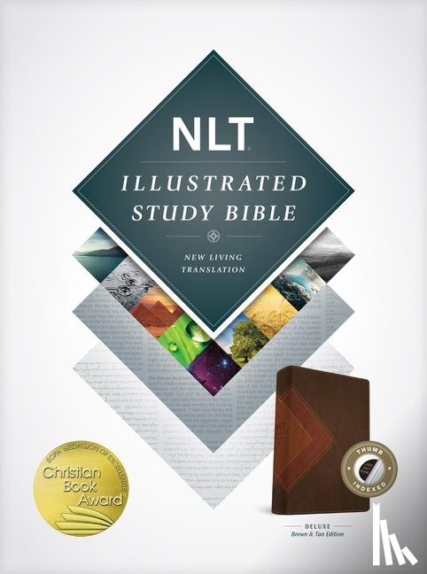 Tyndale - NLT Illustrated Study Bible Tutone Brown/Tan, Indexed