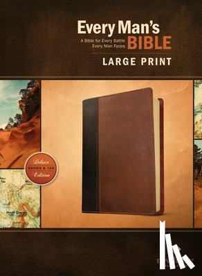 Dean Merrill - NLT Every Man's Bible Large Print Tutone Brown/Tan
