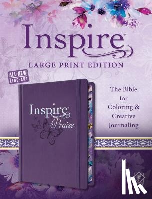 Tyndale - Inspire Praise Bible Large Print NLT: The Bible for Coloring & Creative Journaling