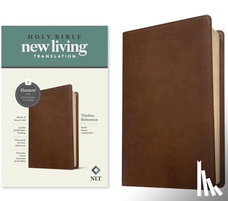 New Living Translation - NLT Thinline Reference Bible, Filament Enabled Edition (Red