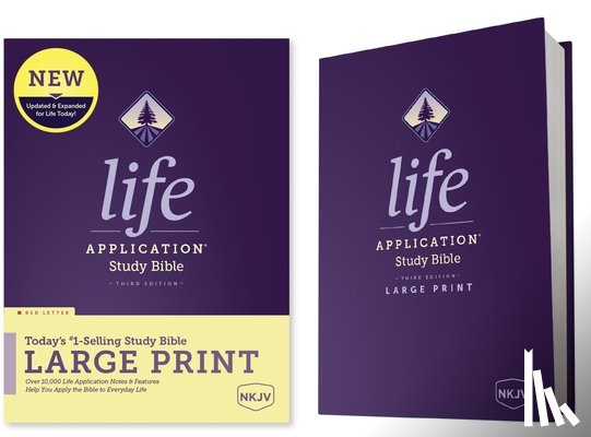 Tyndale - NKJV Life Application Study Bible, Third Edition, Large Print (Hardcover, Red Letter)