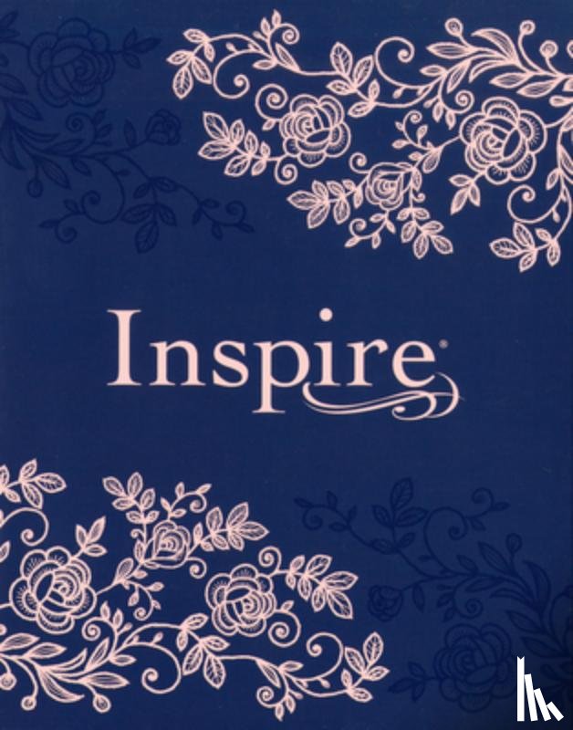Tyndale - Inspire Bible NLT (Hardcover Leatherlike, Navy): The Bible for Coloring & Creative Journaling