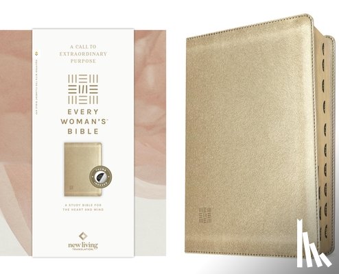 Tyndale - NLT Every Woman's Bible, Filament Enabled (Leatherlike, Soft Gold, Indexed, Red Letter)