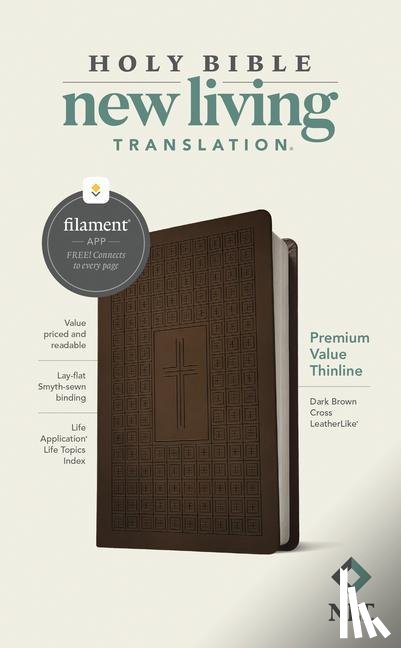  - NLT Premium Value Thinline Bible, Filament Enabled (Leatherl
