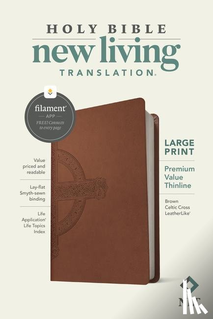  - NLT Large Print Premium Value Thinline Bible, Filament Enabl