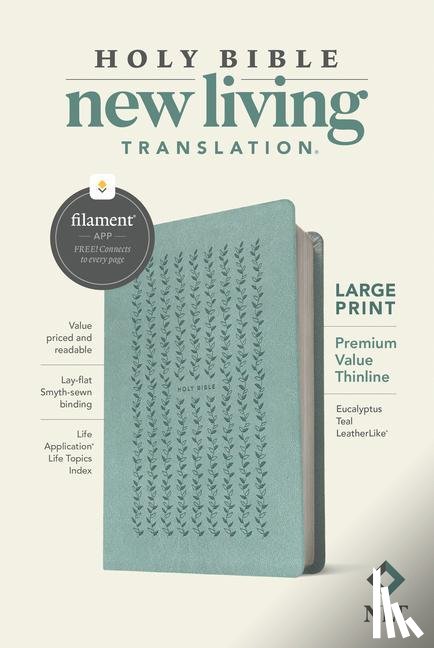  - NLT Large Print Premium Value Thinline Bible, Filament Enabl