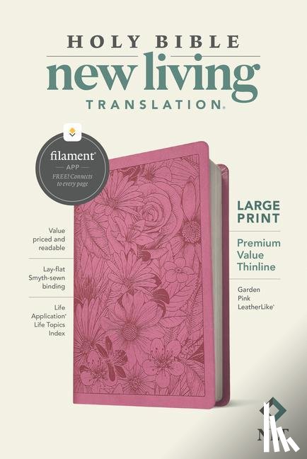  - NLT Large Print Premium Value Thinline Bible, Filament Enabl