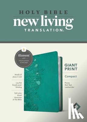 Tyndale - NLT Compact Giant Print Bible, Filament-Enabled Edition (Lea