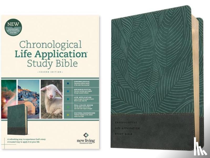 Jews for Jesus - NLT Chronological Life Application Study Bible, Second Edition (Leatherlike, Palm Forest Teal)