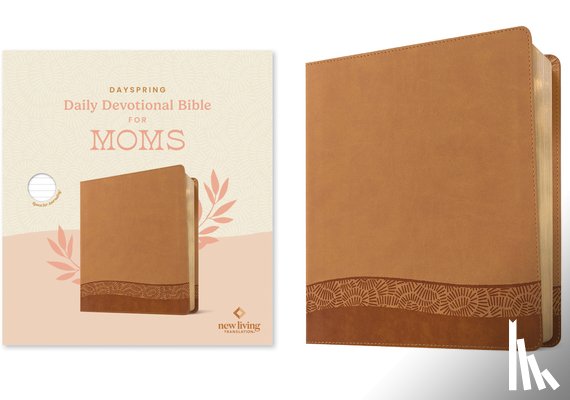 Dayspring - Dayspring Daily Devotional Bible for Moms, NLT (Leatherlike, Camel)