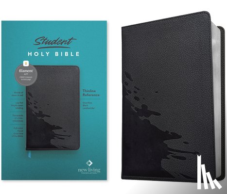 Tyndale - NLT Student Bible, Thinline Reference, Filament Enabled (Leatherlike, Overflow Black, Red Letter)