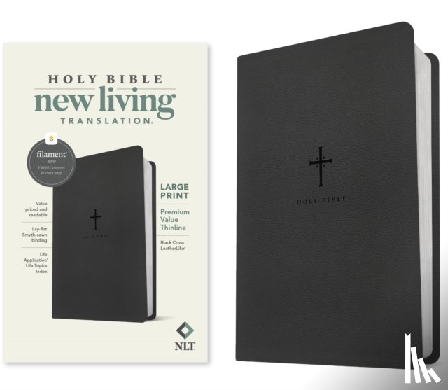 Tyndale - NLT Large Print Premium Value Thinline Bible