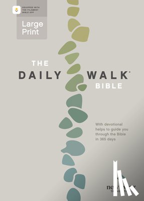 Tyndale - The Daily Walk Bible Large Print Nlt, Filament Enabled (Soft