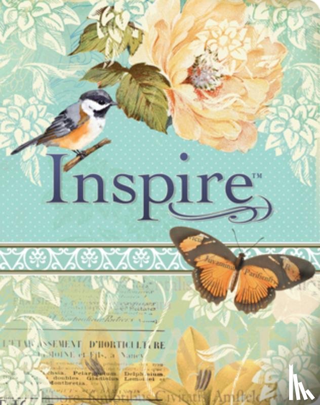 New Living Translation - Inspire Bible NLT, Filament Enabled, Vintage Blue/Cream