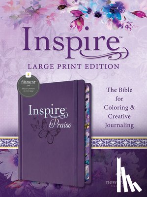 New Living Translation - Inspire Praise Bible Large Print NLT, Filament Enabled