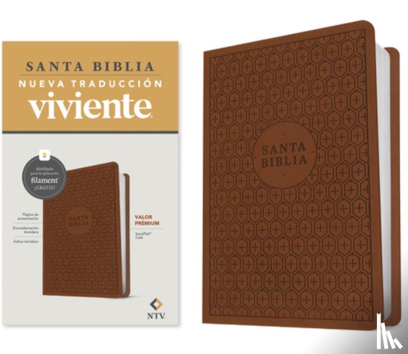 Tyndale - Biblia Valor Premium Ntv Con Filament (Sentipiel, Cafe)