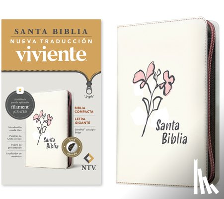 Tyndale - Biblia Compacta NTV, Letra Gigante De Z Per Con Filament