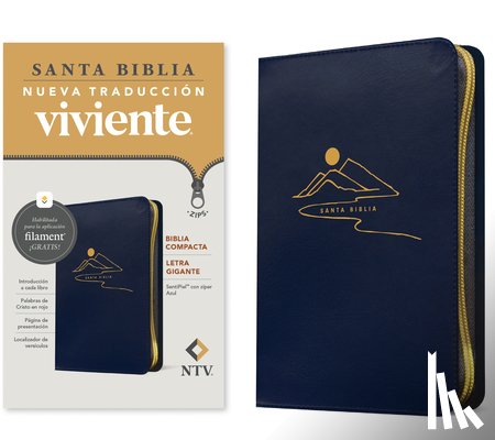 Tyndale - Biblia Compacta NTV, Letra Gigante De Z Per Con Filament
