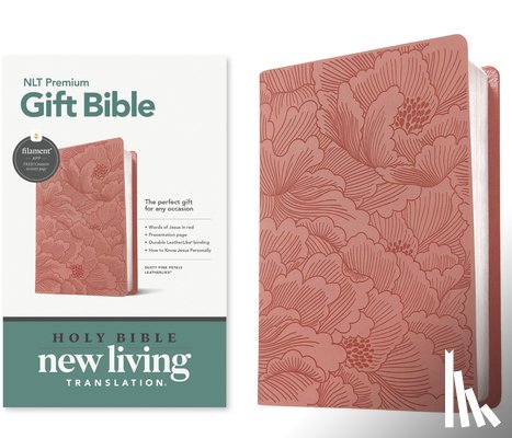 Tyndale - NLT Premium Gift Bible, Filament Enabled, Dusty Pink