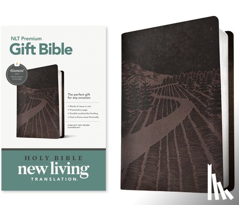 Tyndale - NLT Premium Gift Bible, Filament Enabled, Brown