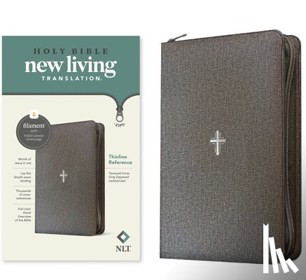 Tyndale - NLT Thinline Reference Zipper Bible, Filament Enabled