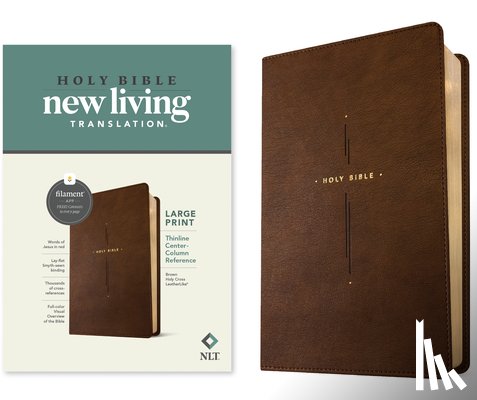 Tyndale - NLT Large Print Thinline Center-Column Reference Bible